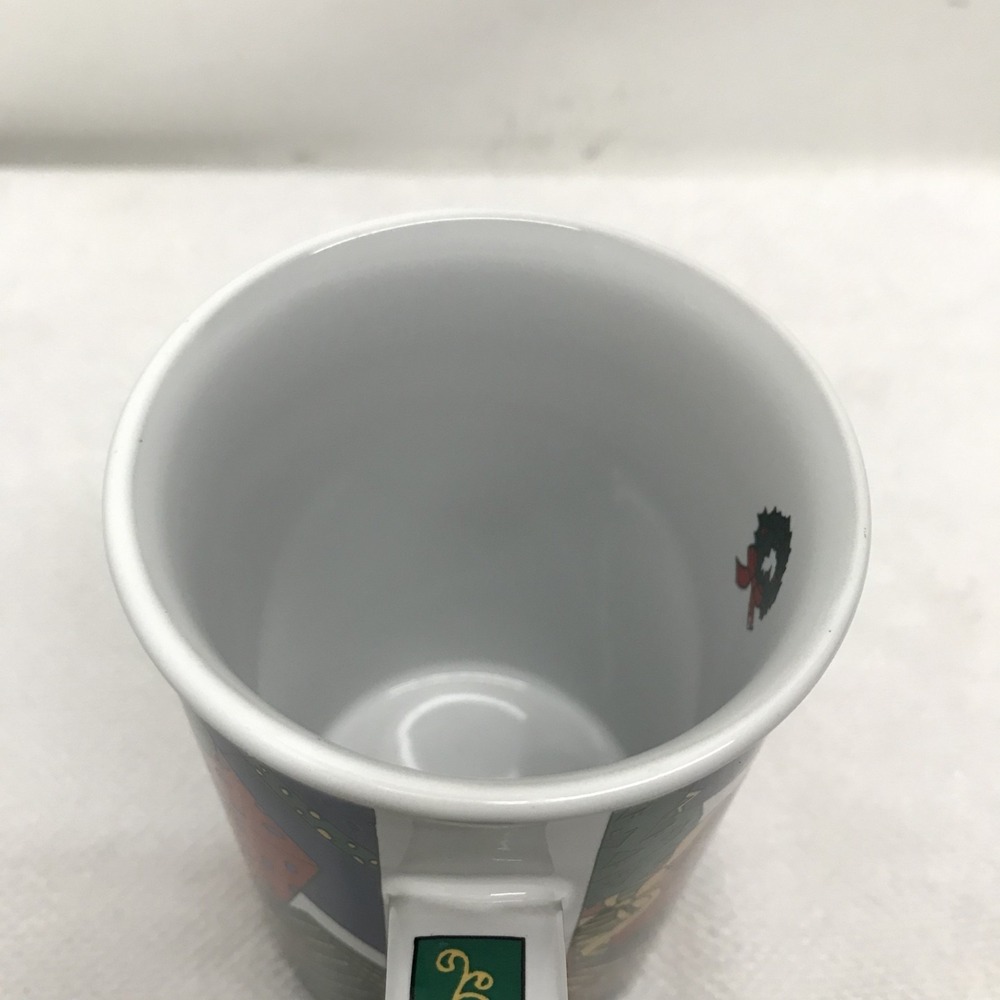 Colorful Presents Funnel Wide Rim Coffee Mug HOLIDAY LIMITED EDITION 1995 VINTAG - Picture 8 of 8